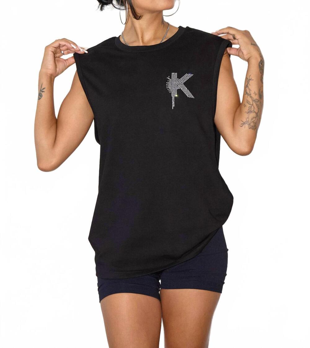NEW KNOTWTR unisex i’m worth a lot tank top in black